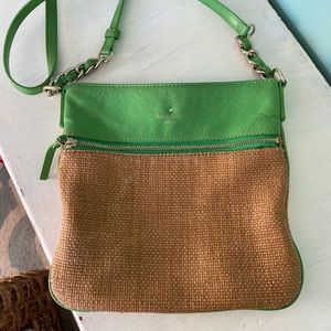 Kate Spade woven summer crossbody